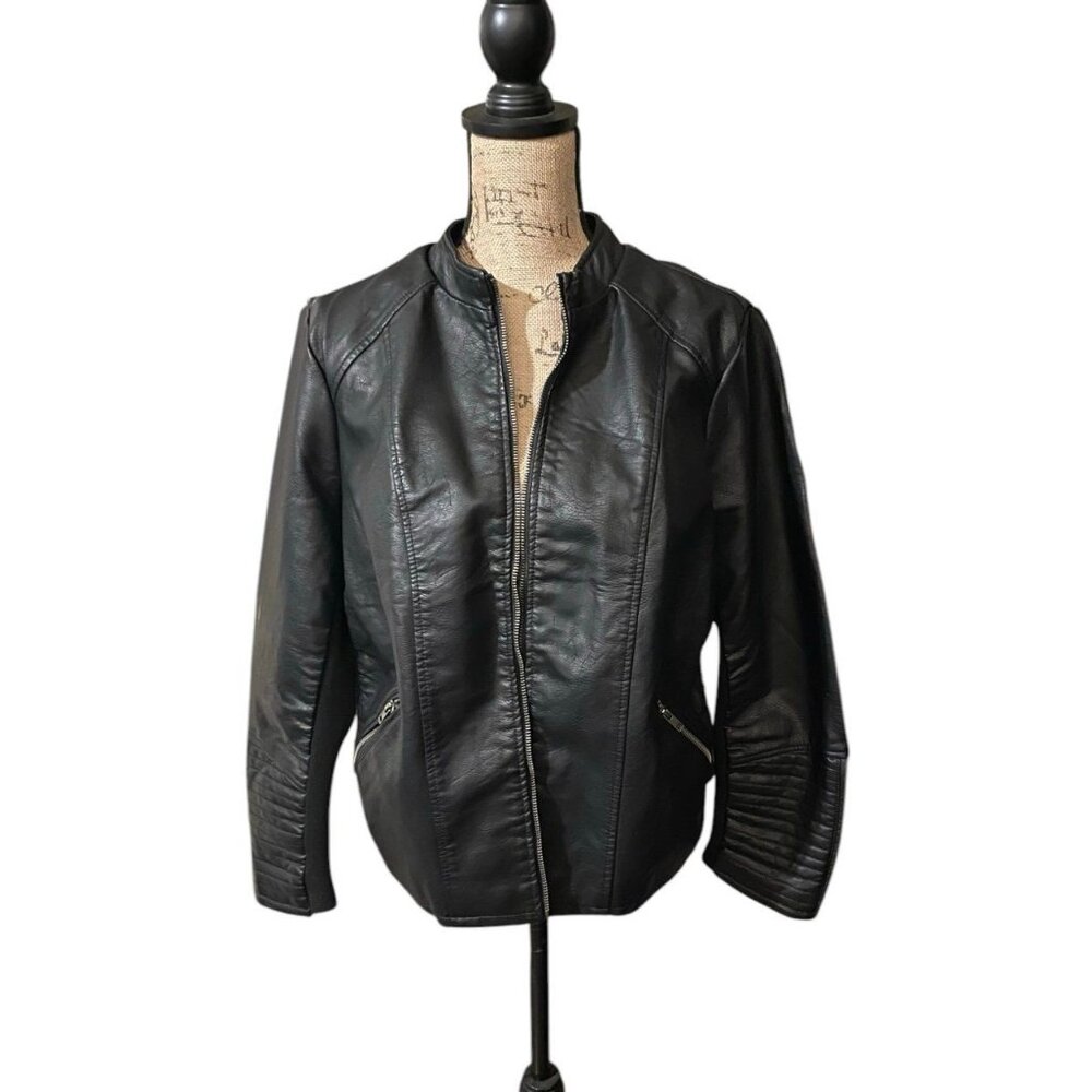 Torrid Black Leather Jacket